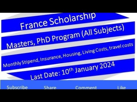 France scholarships for masters, PhD# all subjects#funded#careers#university