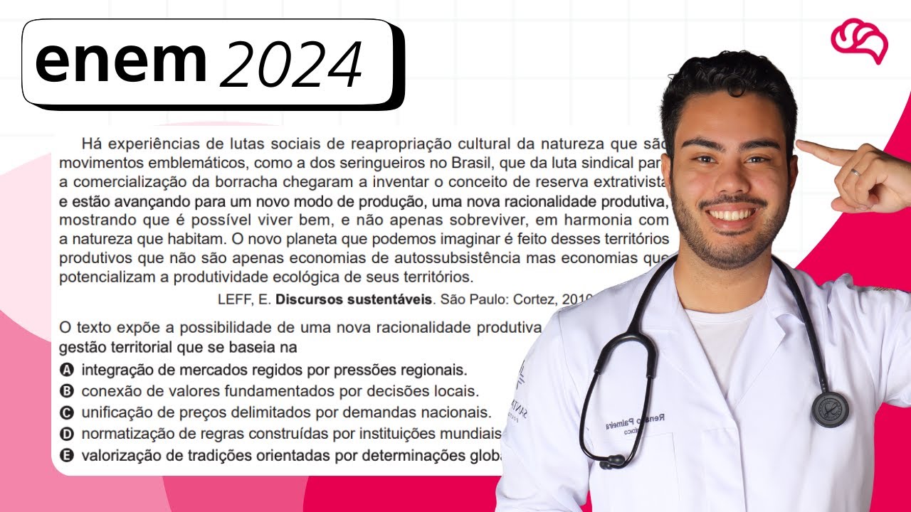 Resolução em Vídeo — Questão 60 ENEM 2024