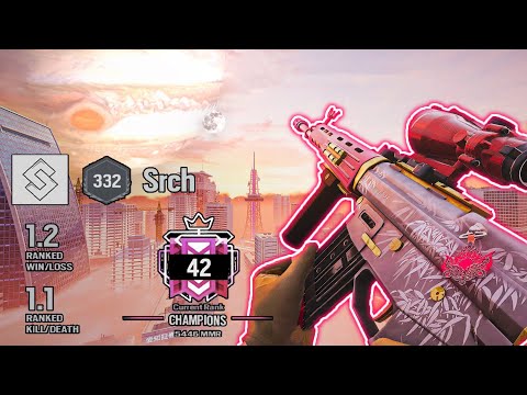How I Got #42 CHAMPION In Operation Crimson Heist Ranked Highlights - Rainbow Six Siege