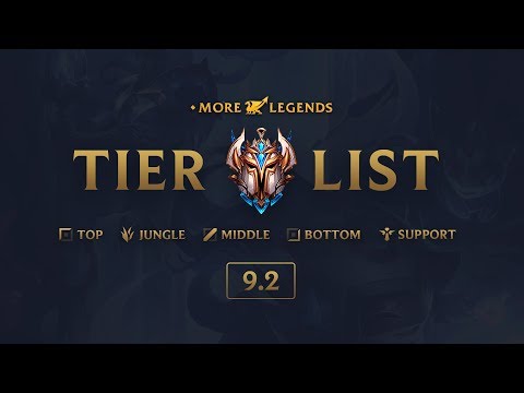 MoreLegends Tier List Patch 9.2