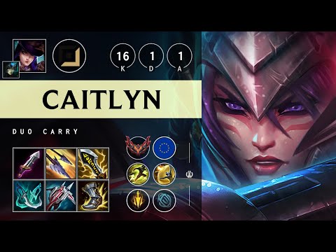 Caitlyn ADC vs Jhin - EUW Grandmaster Patch 25.15