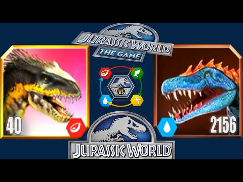 INDORAPTOR vs NUNDASUCHUS | JURASSIC WORLD THE GAME