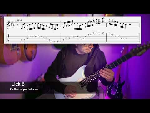 Coltrane Pentatonic Guitar Lick 6