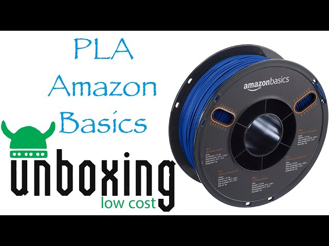 Vídeo relacionado con Amazon Basics Filamento para impresora 3D, plástico ABS, 1.75 mm, cinta de 1 kg, azul