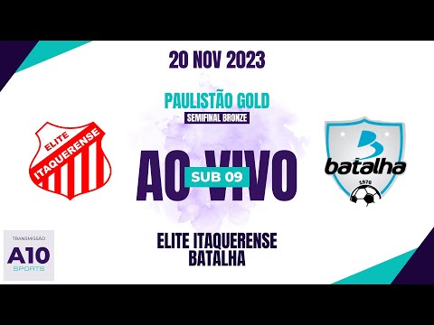 ELITE ITAQUERENSE 2 x 0 BATALHA  - PAULISTÃO GOLD - SUB 09 - 20/11/2023