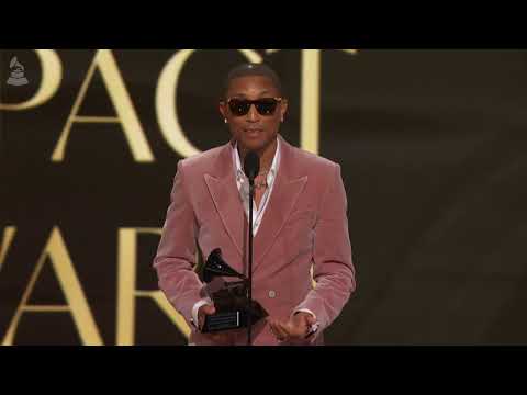 PHARRELL WILLIAMS Wins DR. DRE GLOBAL IMPACT AWARD 