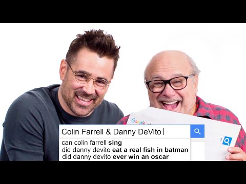 Colin Farrell & Danny DeVito Answer the Web's Most Searched Questions | WIRED Video