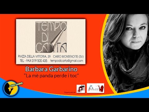 CantaCairo 2017 - "Tempo di carta", Barbara Garbarino - Cairo Montenotte
