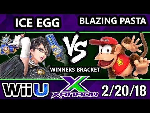 S@X 242 Smash 4 - Ice Egg (Bayonetta) Vs. Blazing Pasta (Diddy Kong) - SSB4 Winners Bracket