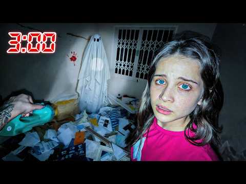 WE SPENT THE NIGHT in an ABANDONED HOUSE!