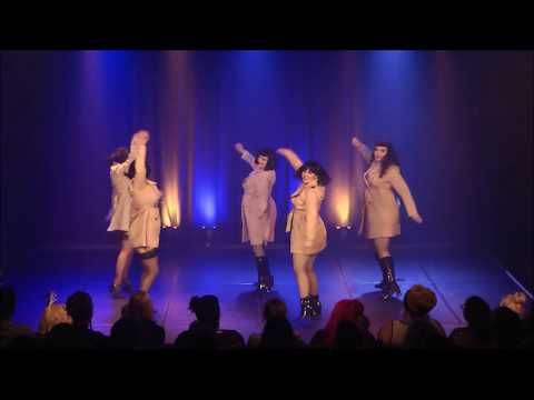 GoGo Burlesque students perform Spy A GoGo - The Bombshell Burlesque Academy