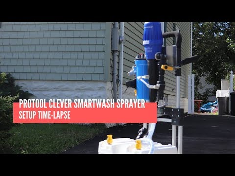 ProTool Clever Softwash Sprayer Time-Lapse Setup