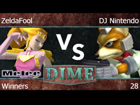 DIME 28 - ZeldaFool (Zelda) vs DJ Nintendo (Fox) Winners - Melee