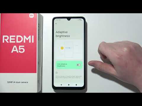 How to Turn On/Off Auto Brightness : Xiaomi Redmi A5