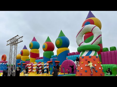 The Big Bounce America - World's Largest Bounce House - Austin Texas