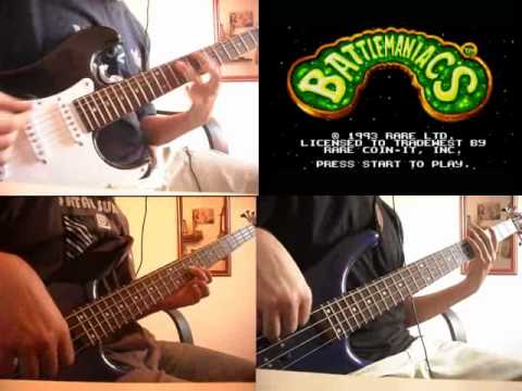 Battletoads In Battlemaniacs - Bonus Stage 1 & Last Battle (Guitar And Bass Cover) (By Murilo)