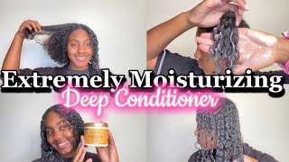 Deep Conditioning Dry Natural Hair | Shea Moisture Raw Shea Butter Deep Moisturized Masque |