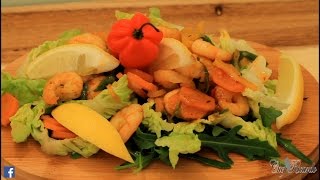 KING PRAWNS SALAD FOR SUMMER Chef Ricardo Cooking WORLD CHEF !!