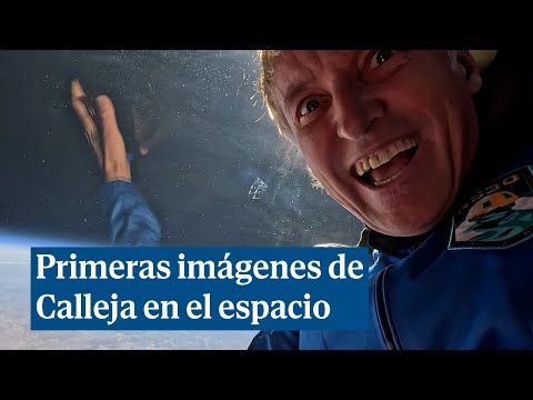Primeras imágenes de Jesús Calleja en el espacio