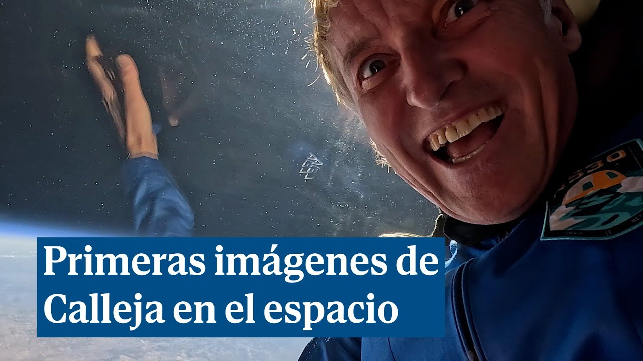 Primeras imágenes de Jesús Calleja en el espacio