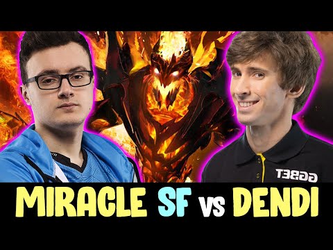 MIRACLE Shadow Fiend vs DENDI — LEGEND vs LEGEND