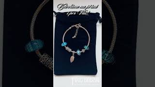 Náramek s korálky 1 SPECIAL BLUE ONE - TOPBEADS 19-21 cm