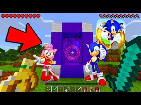 Sonic Portal in Minecraft!