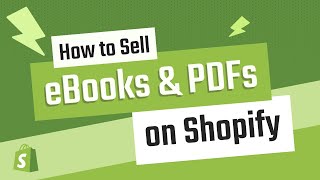 Quickly Learn How to Sell eBooks & PDFs on Shopify in 100 Seconds