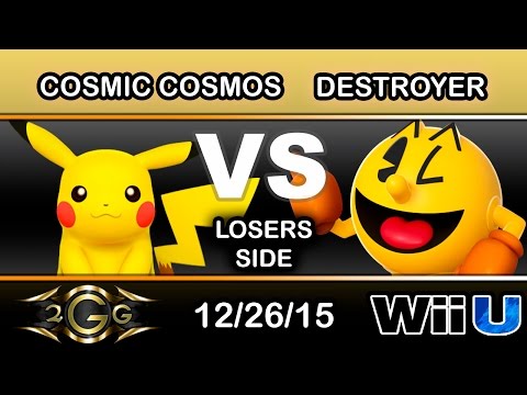 2GGlory 4 - Cosmic Cosmos (Pikachu) Vs. Destroyer (Pac Man) Losers Side - Smash Wii U