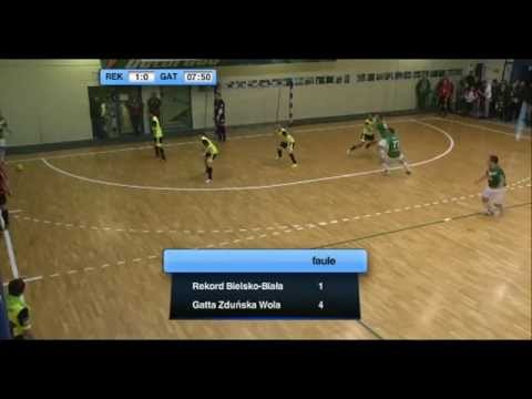 Skrót meczu: Rekord Bielsko-Biała - Gatta Active Zduńska Wola (19-01-2014)