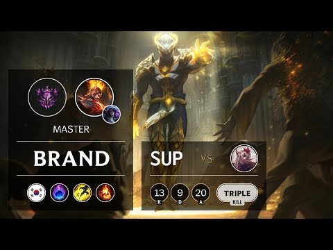 Brand Support vs Rakan - KR Master Patch 9.16