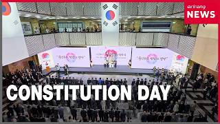 South Korea revives Constitution Day, pushes for constitutional reform protecting overlooked citizens