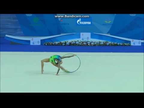 Hanna Bazhko Hoop AA - WC Kazan 2015