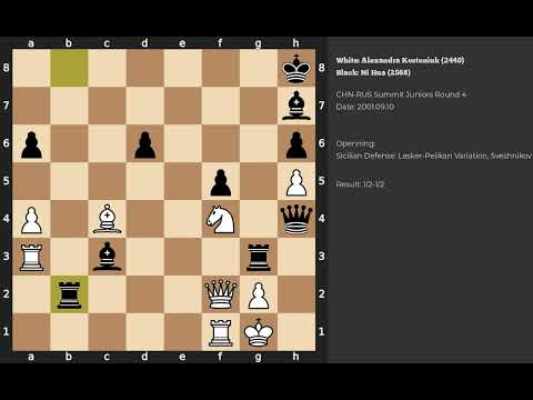 Alexandra Kosteniuk - Ni Hua | Sicilian Defense | 2001