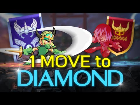 Hitting Diamond in Brawlhalla Using ONLY 1 MOVE