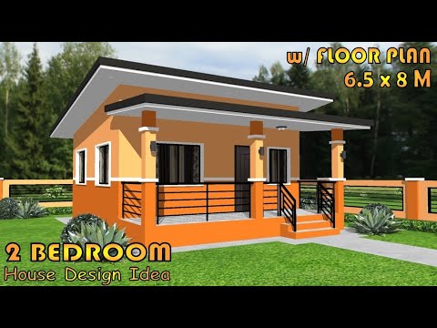 52 SQM | 2 BEDROOM | HOUSE DESIGN IDEA | SIMPLE HOUSE DESIGN | BAHAY