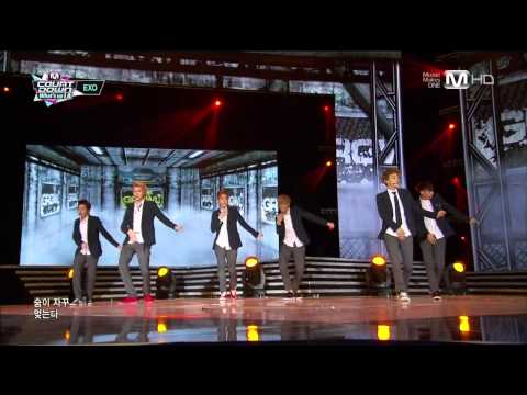 130829 EXO - (Opening + Intro + Wolf + Growl + Hand in hand(remix) + Winner), M!Countdown [HD]