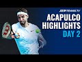 Dimitrov and Tsitsipas in action; Schwartzman faces Musetti | Acapulco Day 2 Highlights