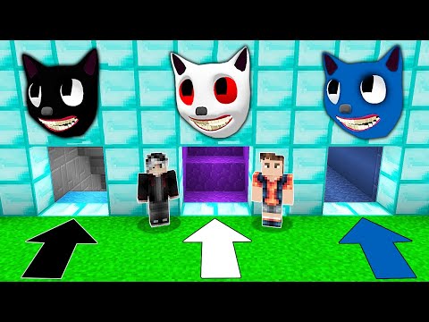 YANLIŞ CARTOON CAT MAĞARASINI SEÇERSEN ÖLÜRSÜN! 😱 - Minecraft