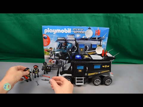 PLAYMOBIL CITY ACTION Specialiųjų operacijų sunkvežimis, 9360 video