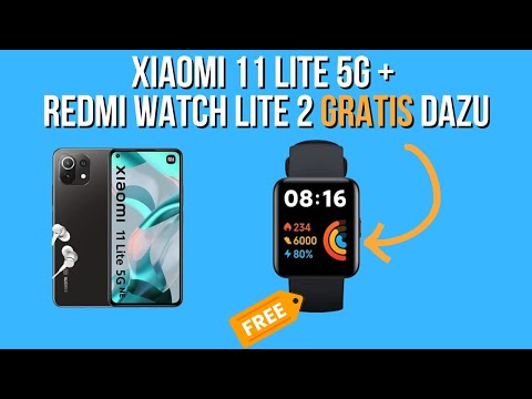 Xiaomi 11 Lite 5G + Redmi Watch Lite 2 Smartwatch gratis dazu!