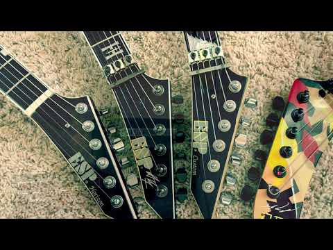 ESP T custom shop Flying V Arrow SV guitar Kahler Laiho | Reverb