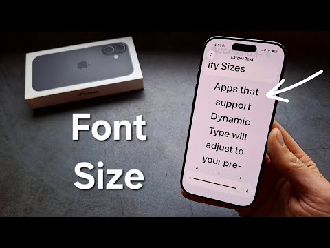 iPhone 17 - How to Change Font Size - Increase or Decrease Text Size