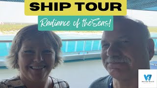 SHIP TOUR!!!  Radiance of the Seas Cruise #rccl