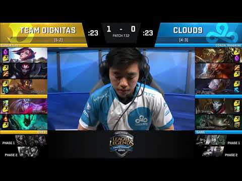 DIG (Shrimp Elise) VS C9 (Impact Renekton) Game 2 Highlights - 2017 NA LCS Summer W4D3