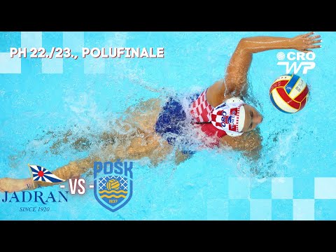 PH žene 22/23, polufinale - VK Jadran vs POŠK 1937