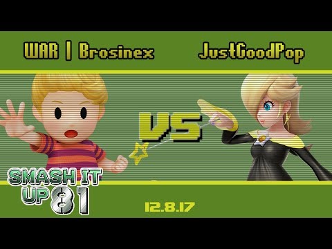 WAR | Brosinex (Lucas) vs JustGoodPop (Rosalina & Luma)- Wii U - SIU 81