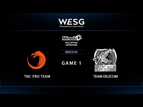 WESG 2017 | TNC Pro Team vs Team Dilecom | Game 1