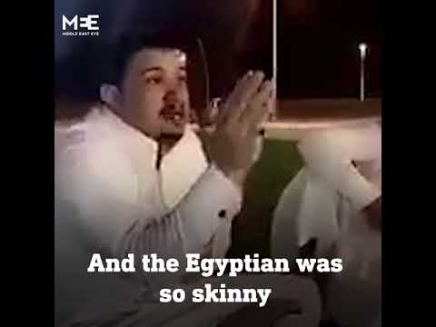 Saudi boss boasts about beating his Egyptian worker