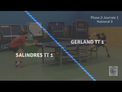 Nationale 3 - Journée 1 - Phase 2 - Lyon 7 TT Gerland 1 vs AS Salindres TT 1